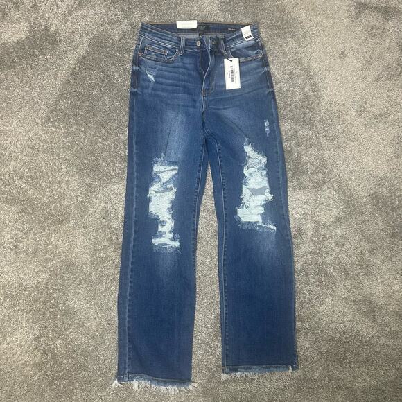 Judy Blue Denim - Judy Blue Size 5/27 Dad Jean Mid-Rise